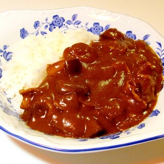 茄子と豚肉のカレーライス